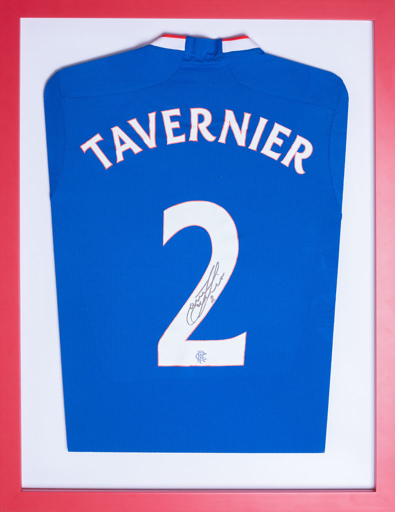 jersey and football shirt framing service Glasgow