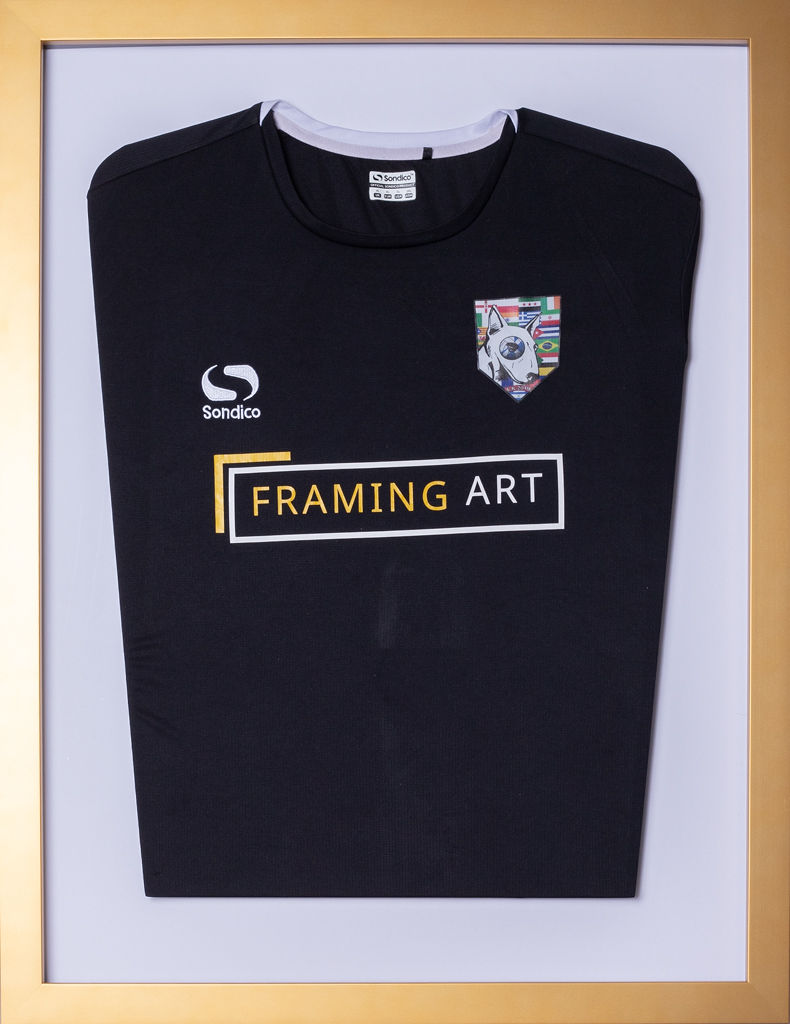 framing art rugby shirt